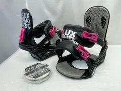 USED】FLUX スノーボードビンディング PR15 ブラック/ピンク M 2026年