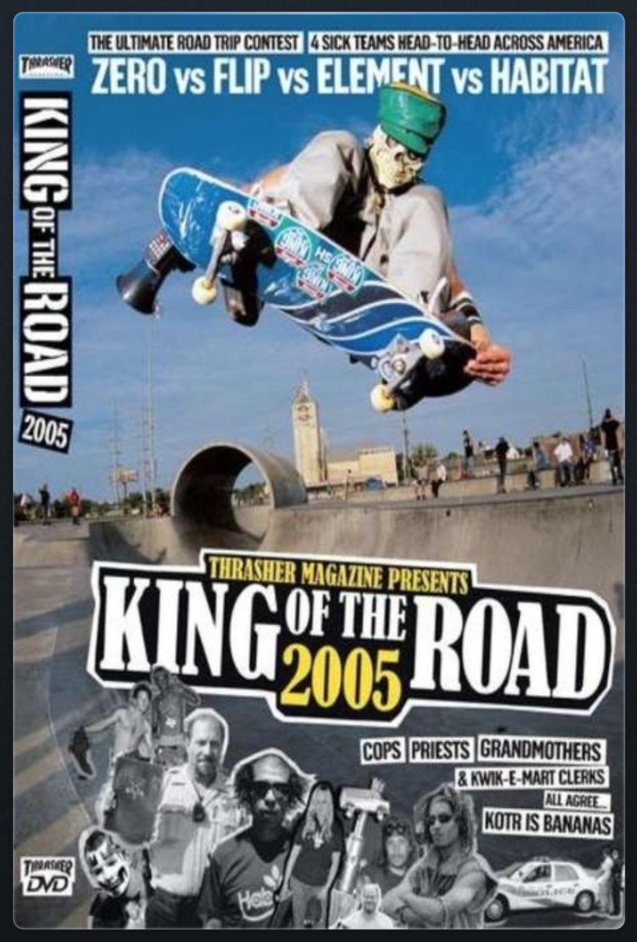 thrasher magazine レアDVD king of the road Thrasher - King Of The