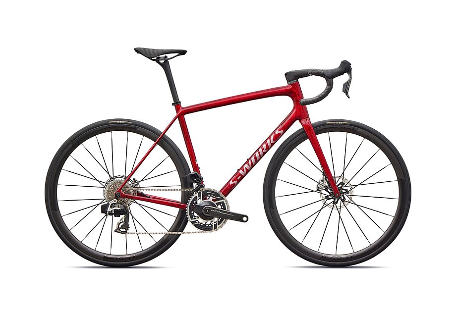 S-WORKS AETHOS 2 AXS SNDSTNMET/REDTNT/SILPRL 54(54 グロスレッド
