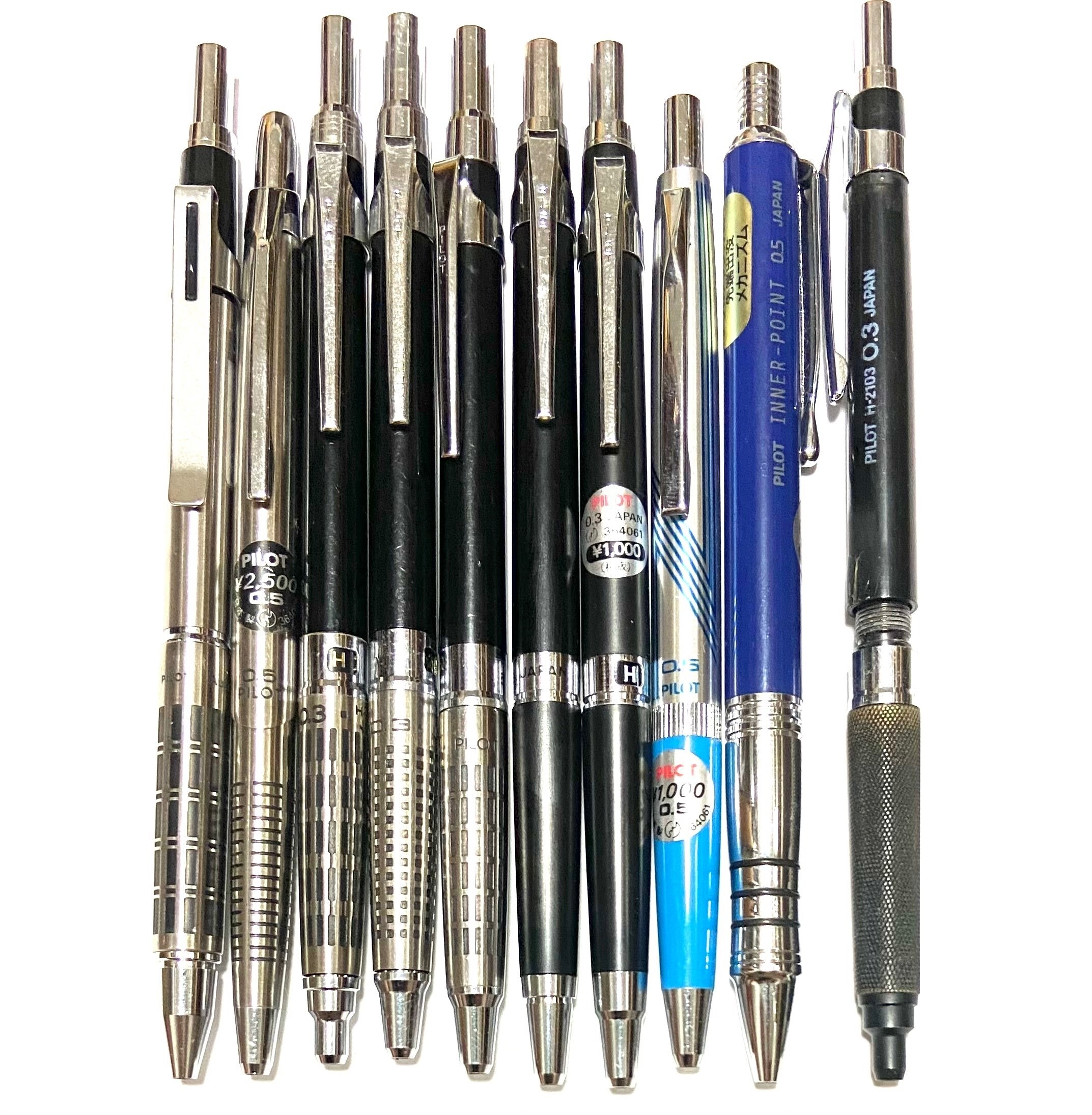 ダブルノックシャープペンシルを纏める。｜pg1000