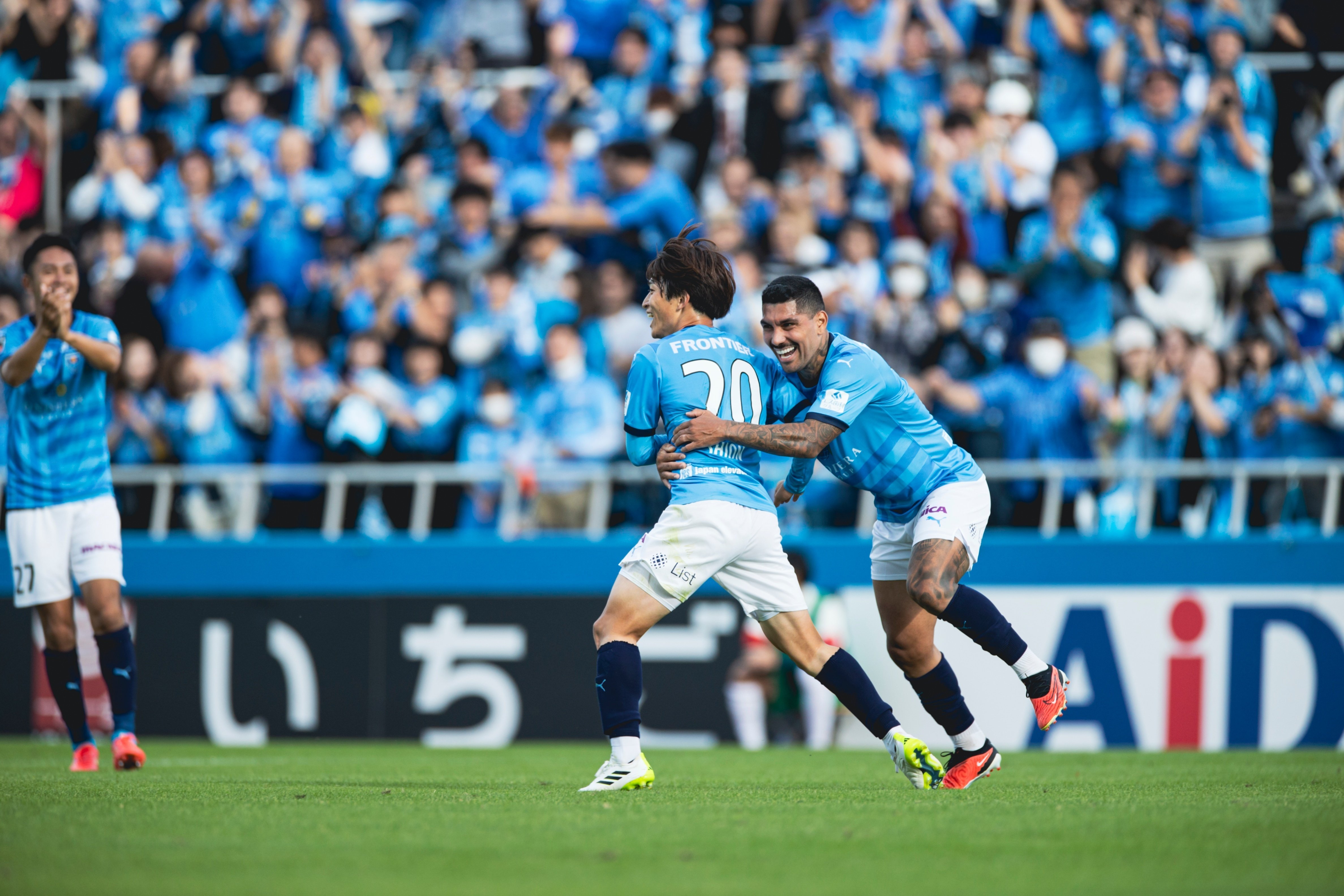 アルビレックス新潟 横断幕①青 オリジナル製作 フラッグ 旗