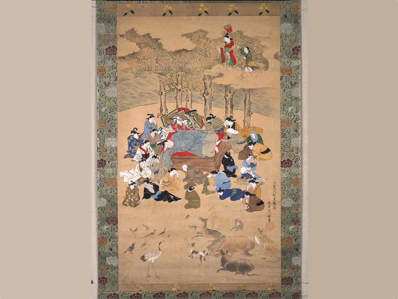 お釈迦さんの周りに大集合！ 《仏涅槃図》の絵解き完全版｜かわかわ