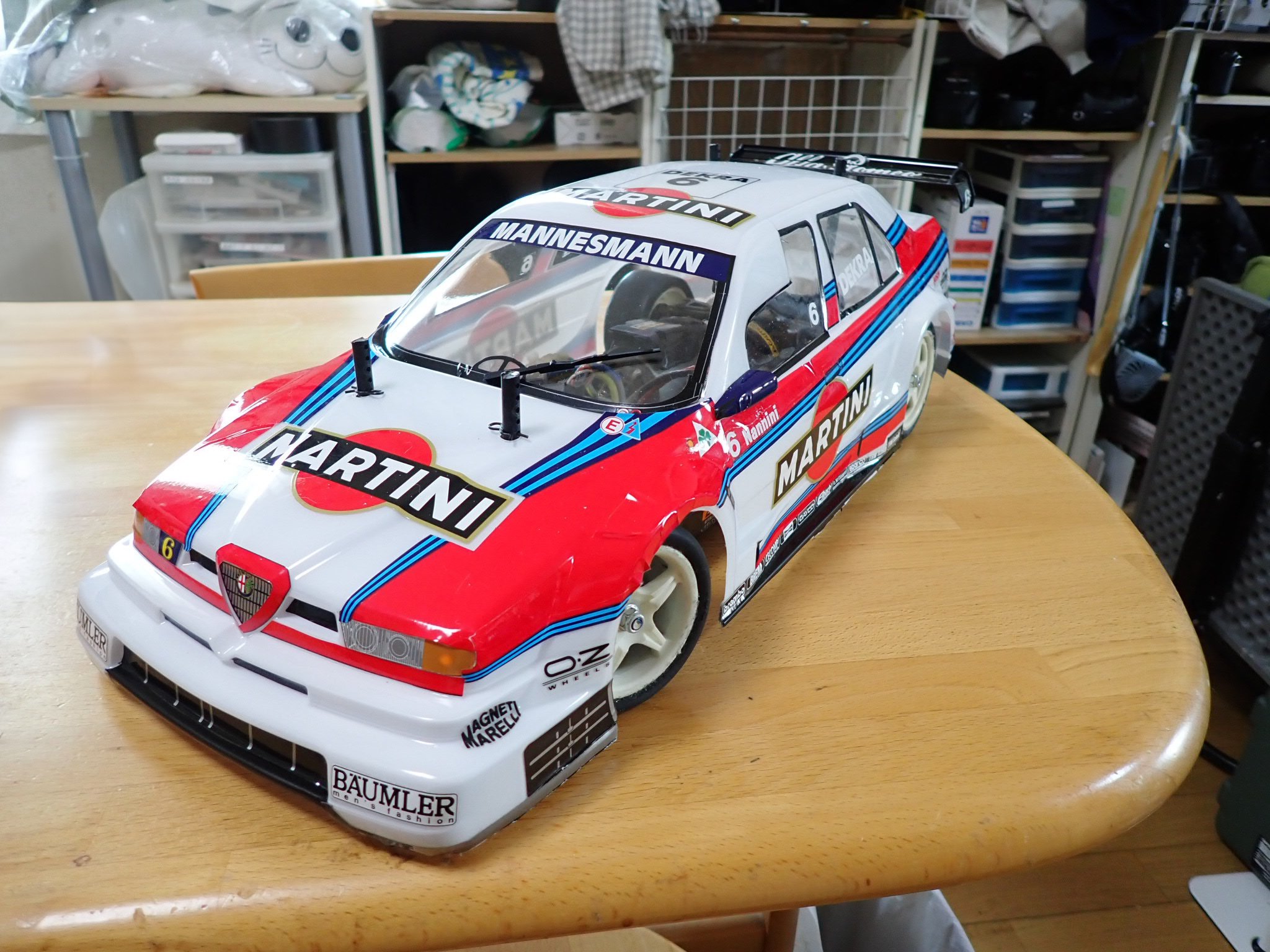 タミヤ マルティニ アルファロメオ 155 スペアボディ タミヤ】1/10RC