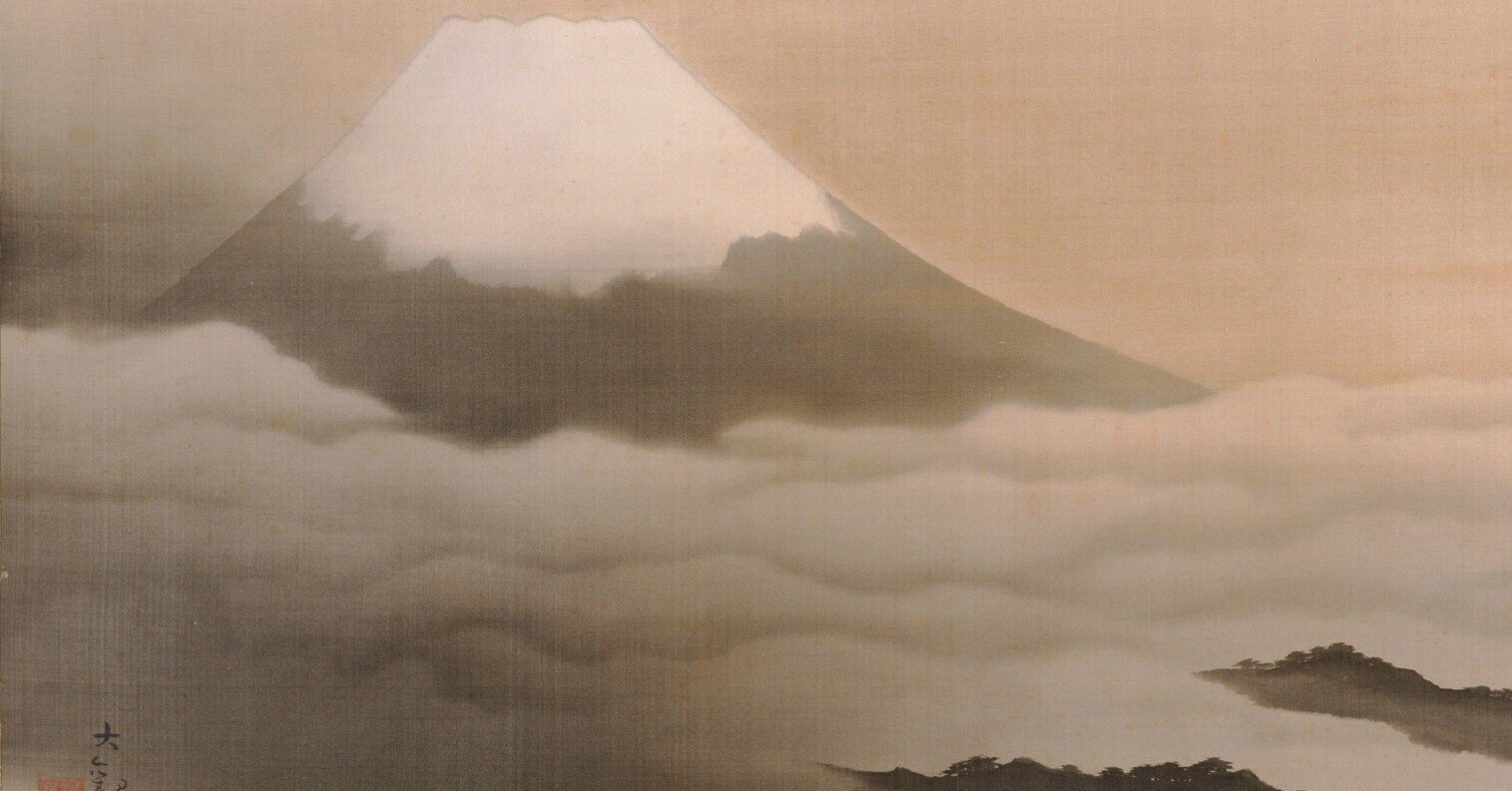 作品一覧】横山大観《暁山雲》｜講談社野間記念館