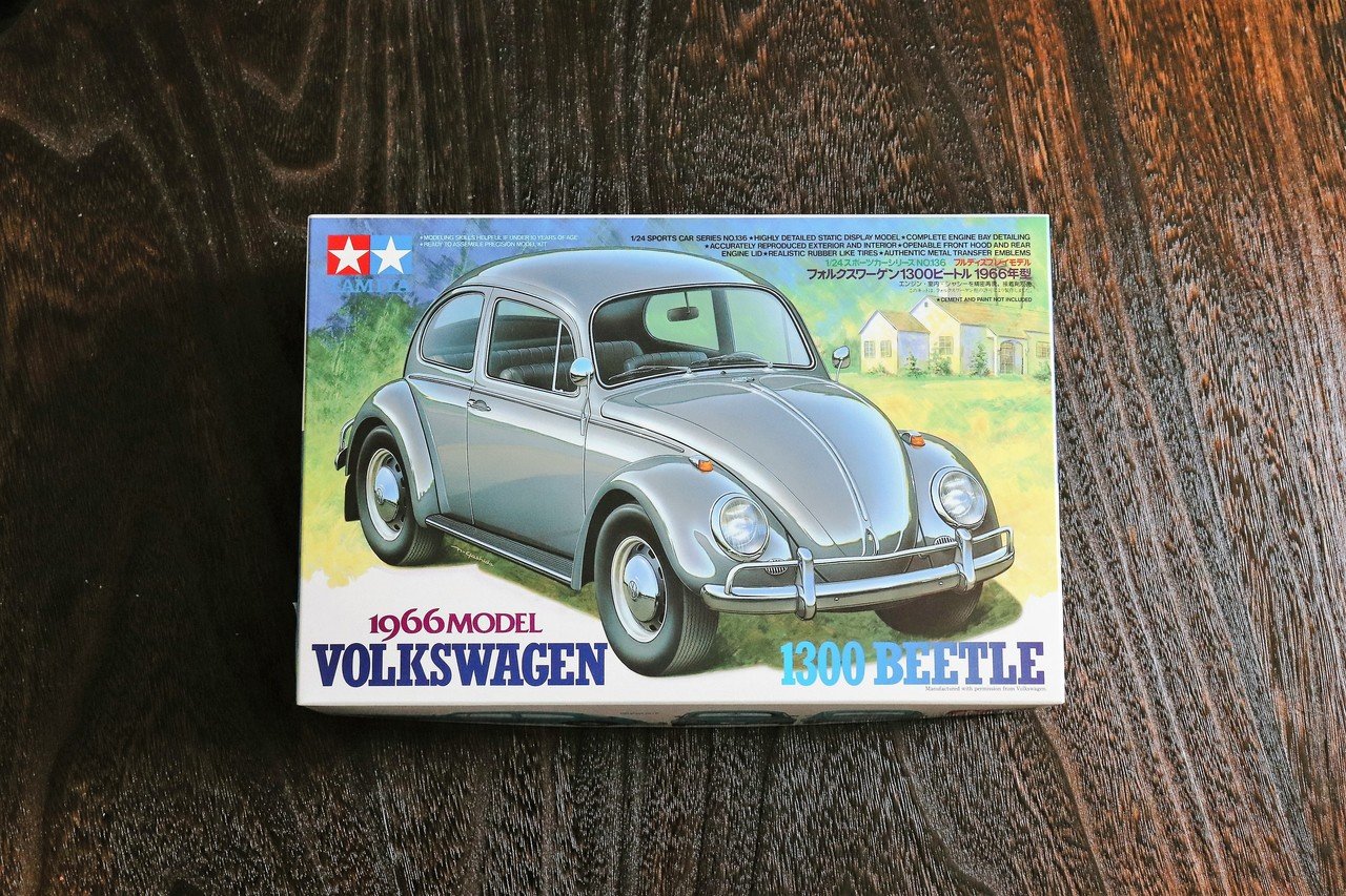 プラモ】タミヤ 1/24 VWビートル制作記 -1-｜もんぶらん