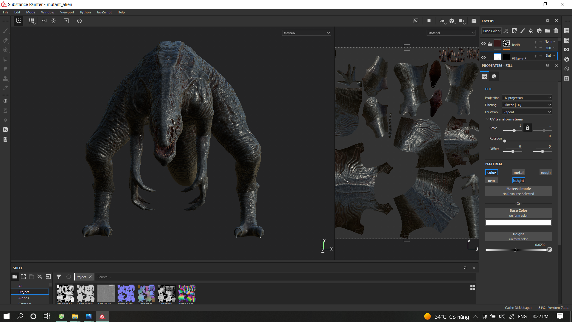 Alien Mutant Creature - Superhive (formerly Blender Market)