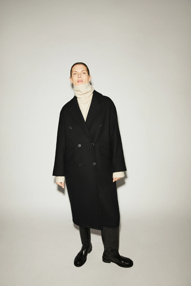 ZARA(ザラ)の「オーバーサイズ ウールブレンド コート」 - PARTE