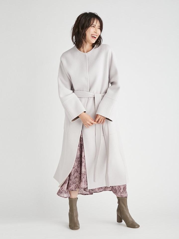 FRAY I.D(フレイ アイディー)の「ウールカシミヤバイカラーリバー