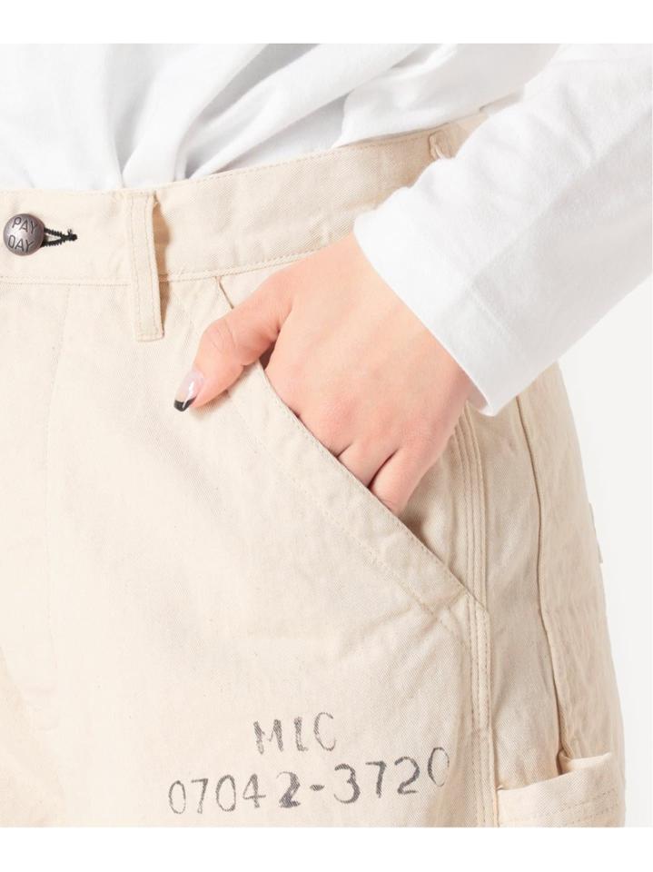 PAYDAY ペイデイ　別注PAINTパンツ　白デニム ペイデイ ペイントパンツ FRAMeWORK(フレームワーク)の「<<予約>>【PAYDAY /ペイデイ】別注PAINT