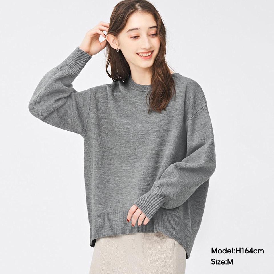 PXG PXG グレー リブ編み セーター グレー リブ編み セーター