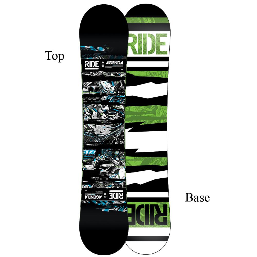 RIDE アジェンダワイドスノーボード 157 ビンディングサロモン 【公式