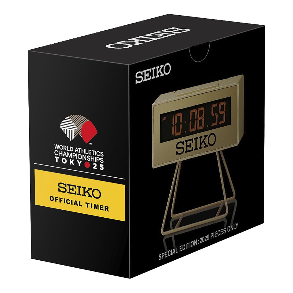 セイコーの「ミニスポーツタイマークロック」が、2,025台の数量限定