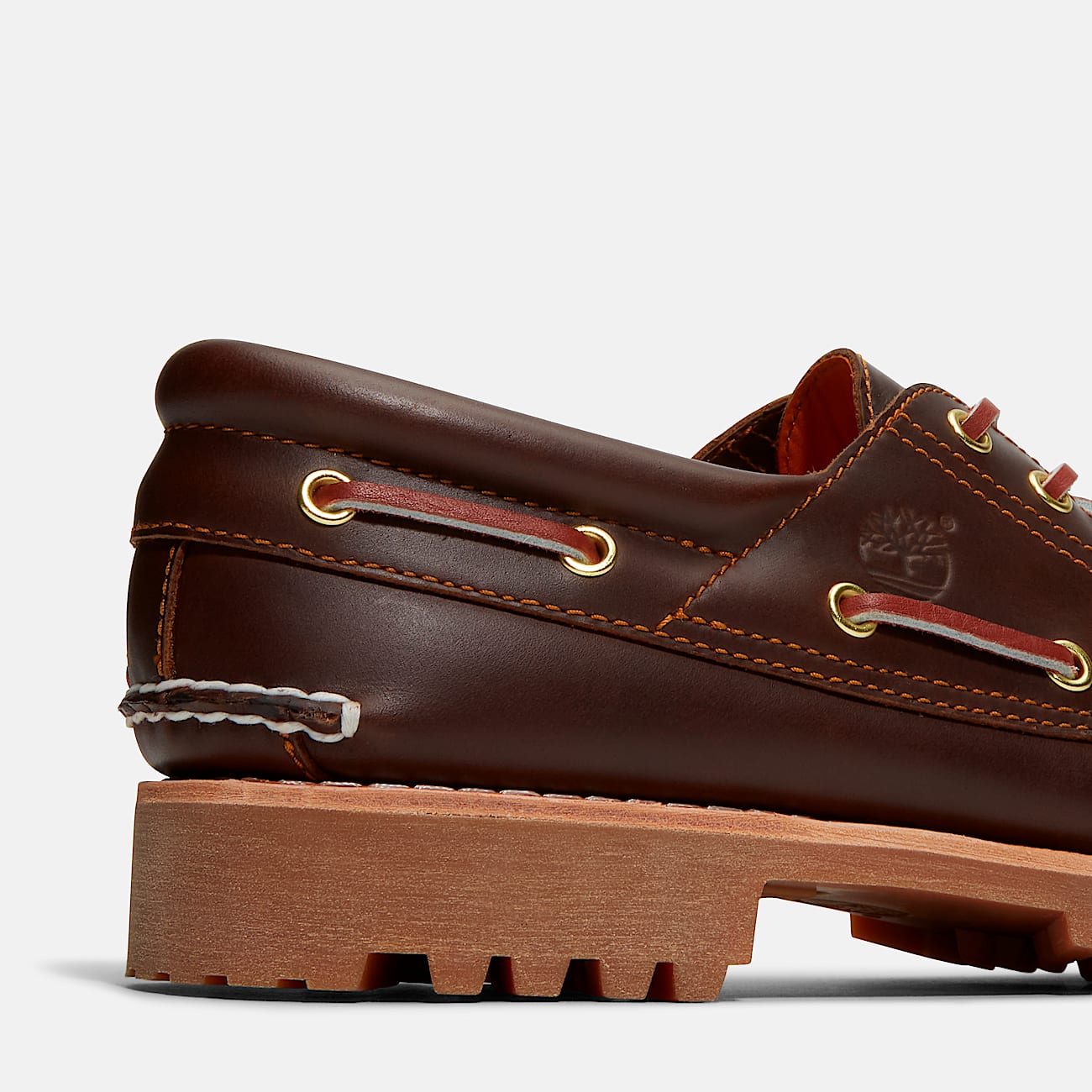 Men's Timberland® Authentic 3-Eye Lug Handsewn Boat Shoe