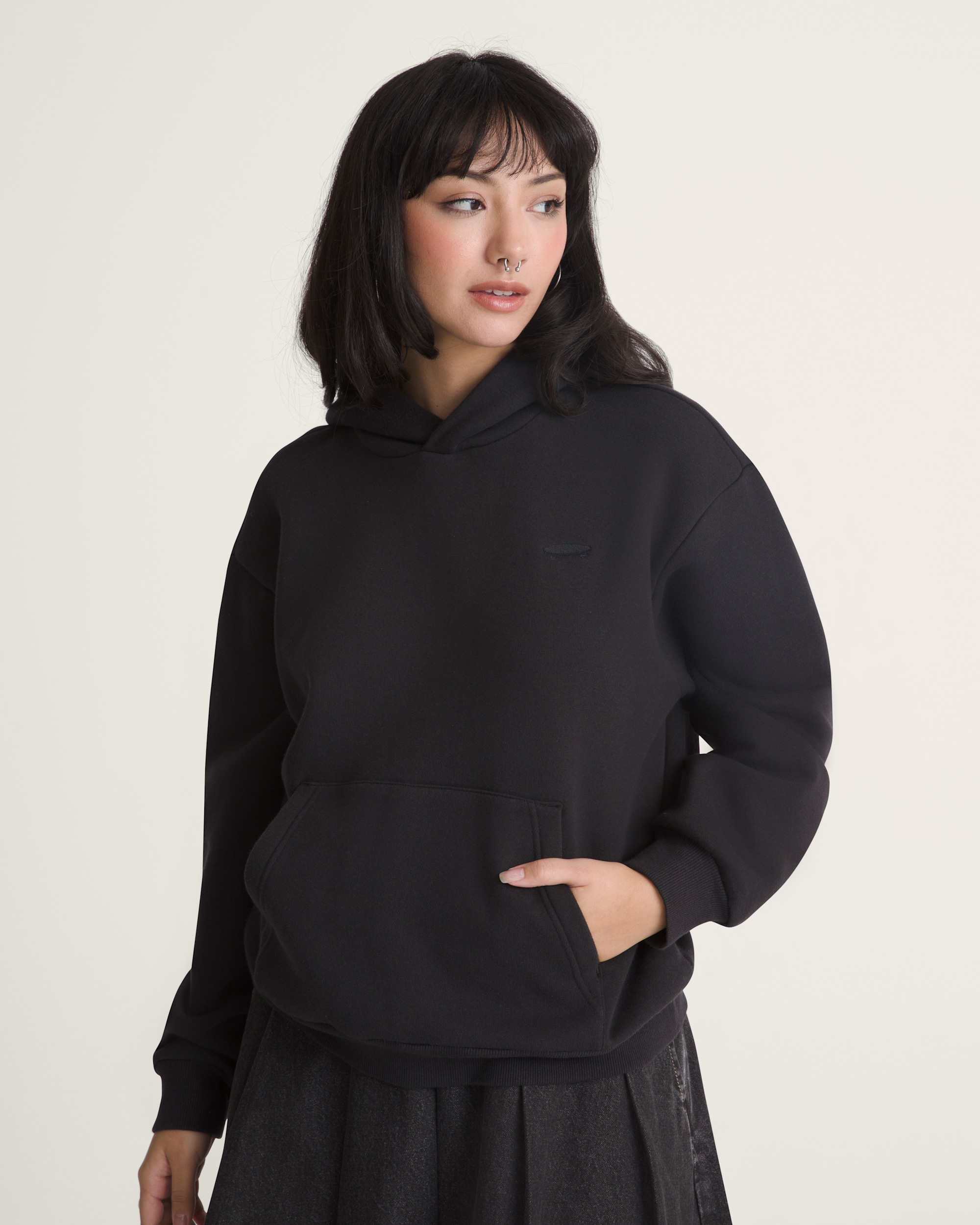 Salton Pullover Hoodie in Black | Vans