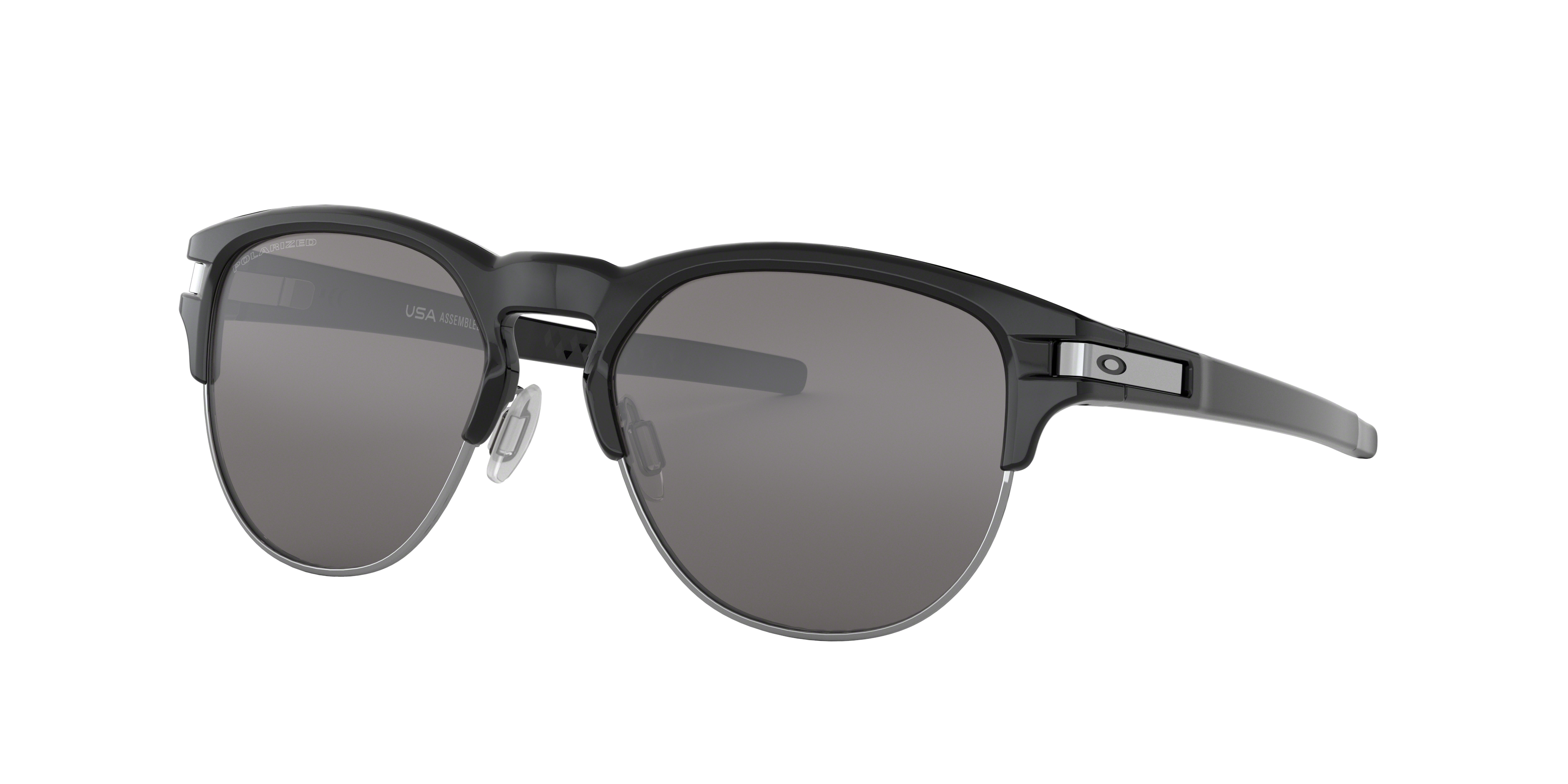 Latch™ Key L Black Iridium Polarized Lenses, Polished Black Frame