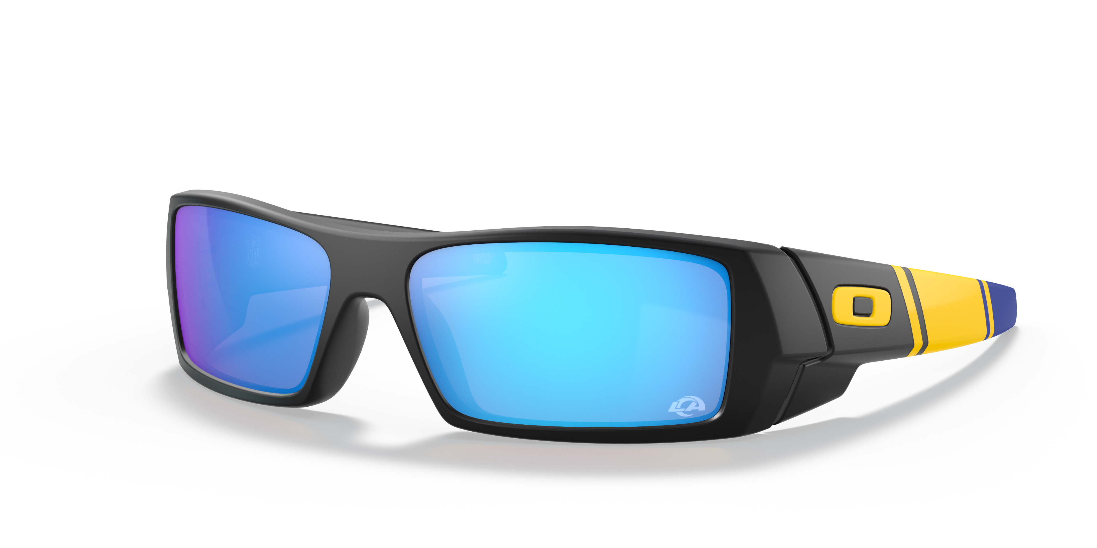 Los Angeles Rams Gascan® Prizm Sapphire Lenses, Matte Black Frame