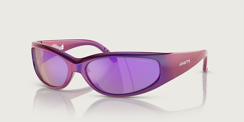 CATFISH Sunglasses in Grey Mirror Violet | Arnette®