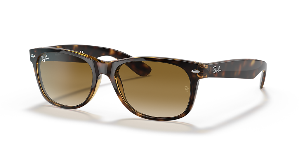 Ray-Ban RB2132 New Wayfarer Classic XL (58 - 18) with Brown lenses