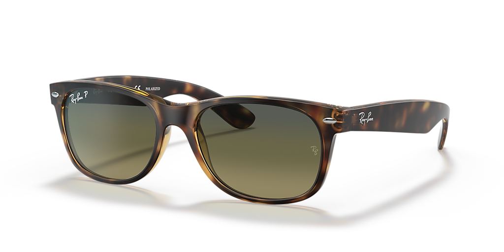 Ray-Ban RB2132 New Wayfarer Classic M (55 - 18) with Blue lenses