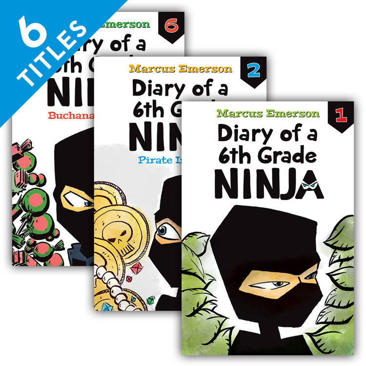 Diary of a 6th Grade Ninja Set 1 - MidAmerica Books