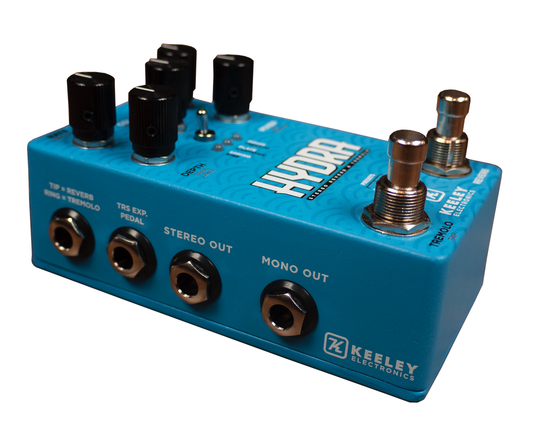 Keeley HYDRA Stereo Reverb & Tremolo – A Strings