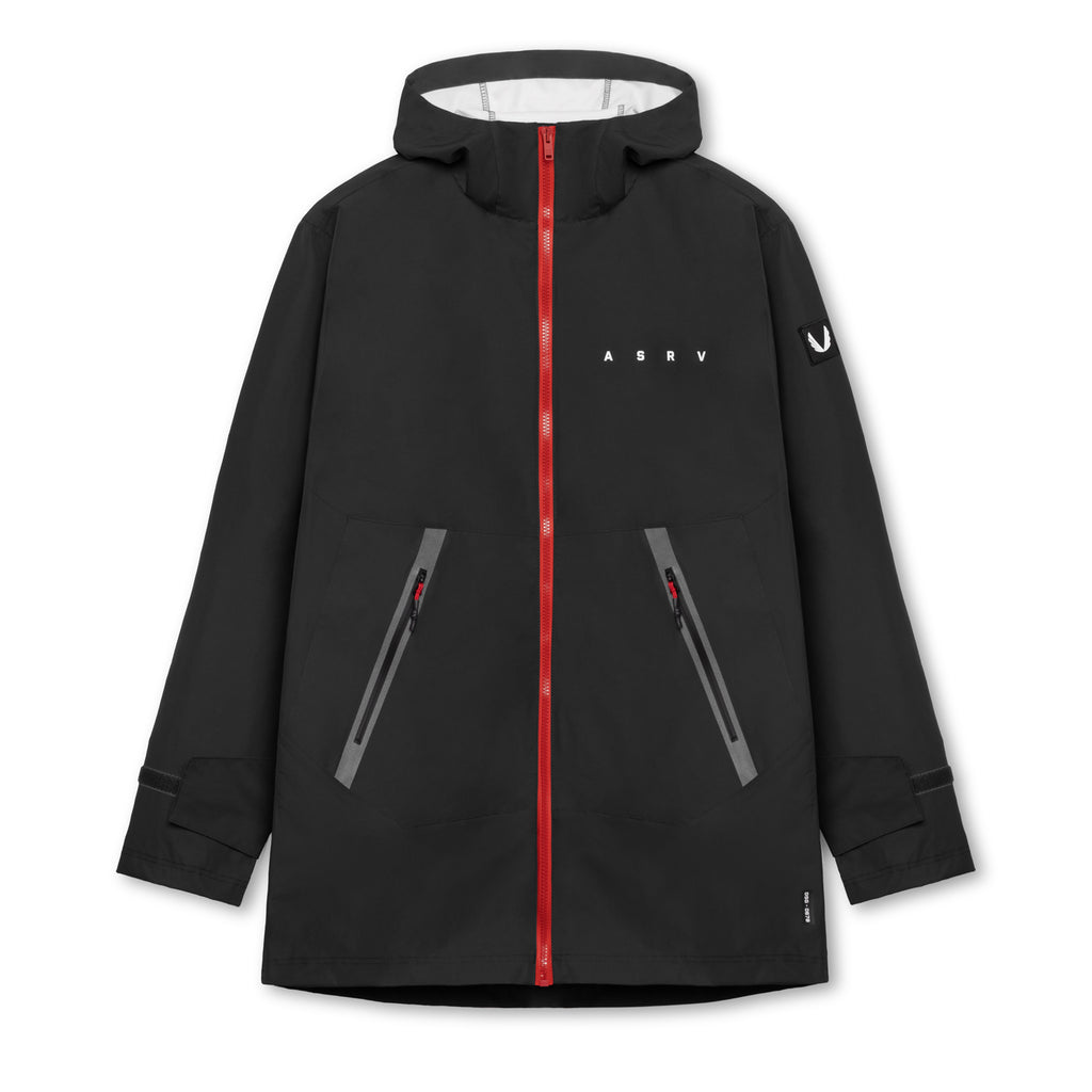 0678. Hipora® AQUAzip® Tech Parka - Black – ASRV