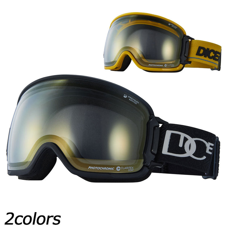 DICE BANK フォトクロミックゴーグル DICE snowboarding goggles