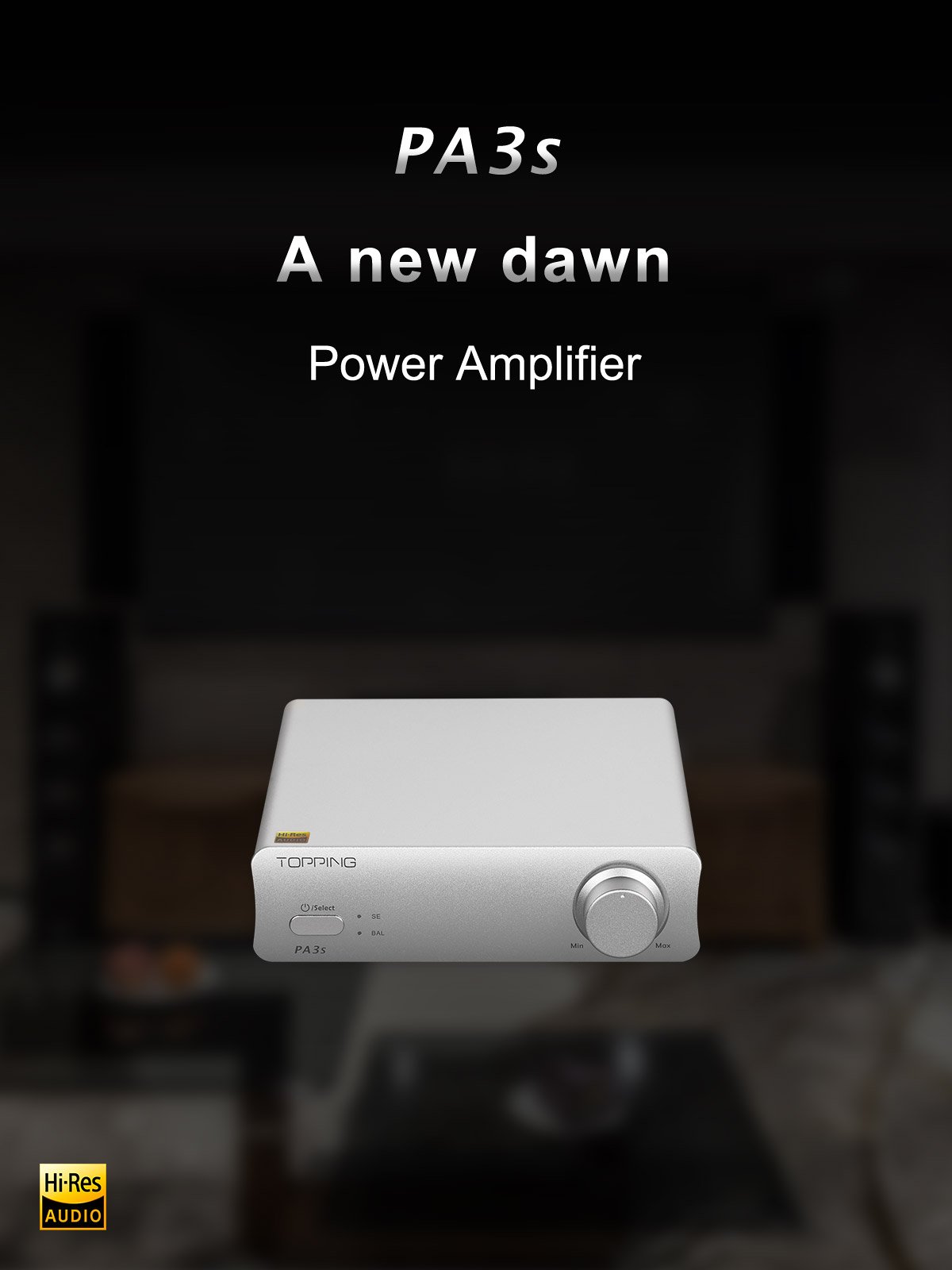 TOPPING PA3s Fully Balanced Class D Amplifier