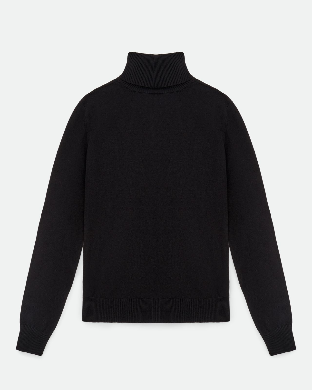 Knit Turtleneck THE LOGO - Black | COOSH
