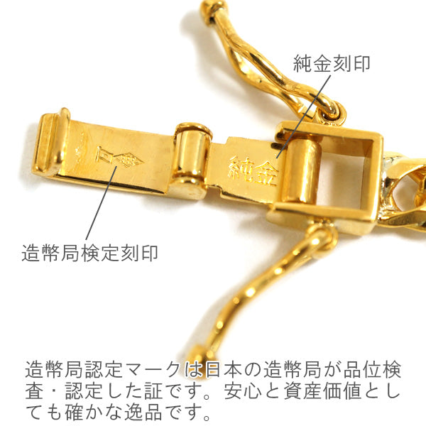 純金 喜平 ネックレス 24金 W6面 55cm 50g キヘイ ダブル6面 6面ダブル