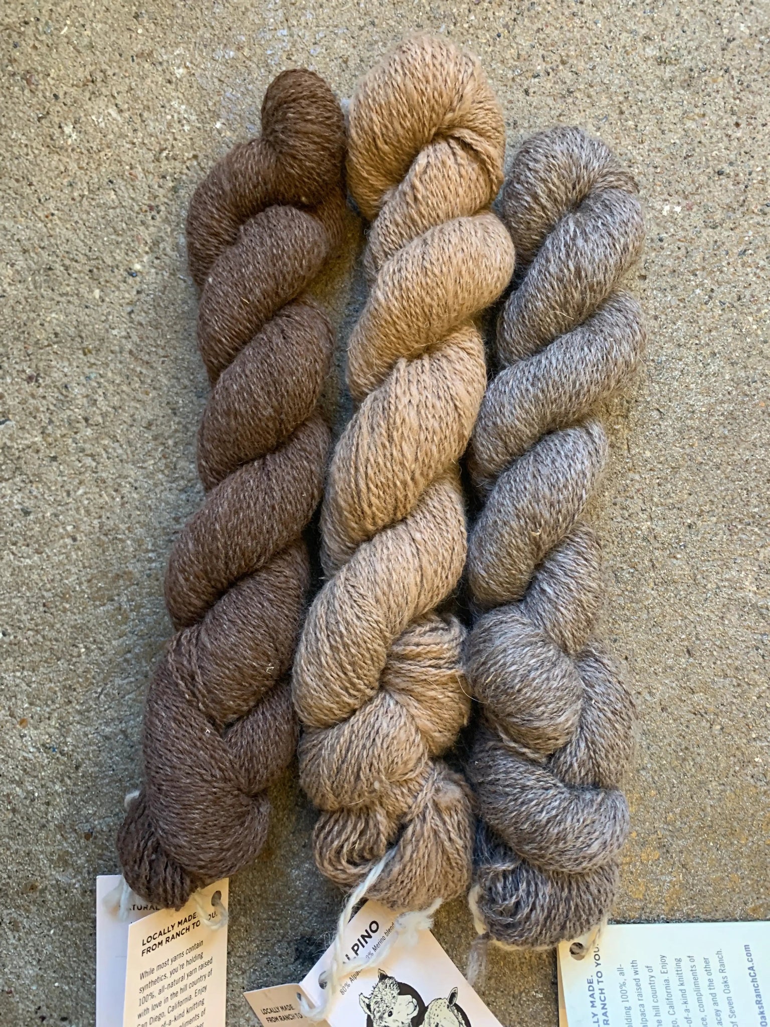 The Alpaca Shawl Kit - Apricot Yarn & Supply