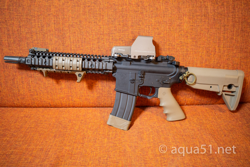 Mk18 Mod1製作記-6 (東京マルイ ガスブロM4カスタム) | aqua5150 gear