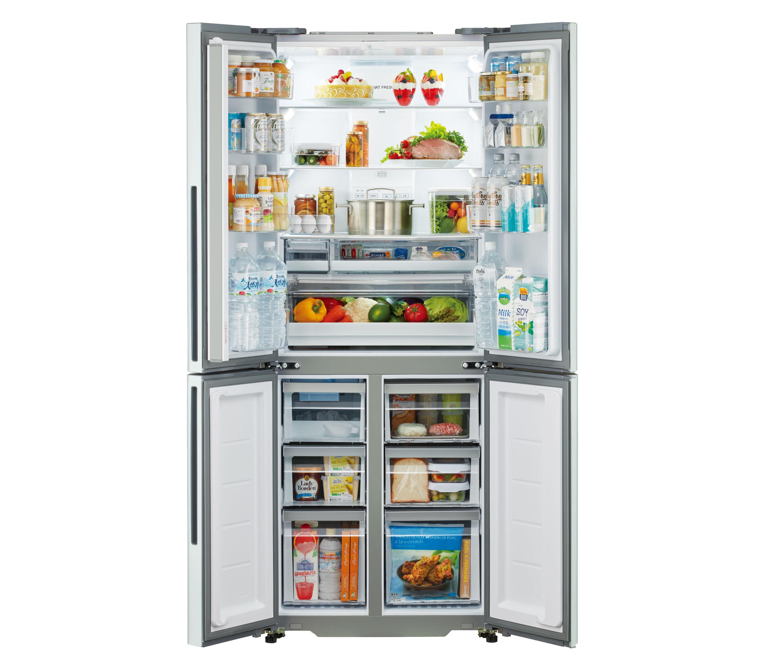AQUA AQR-SV42G(S) 冷蔵庫 420L 2018年モデル AQUA AQR-SV42G(S