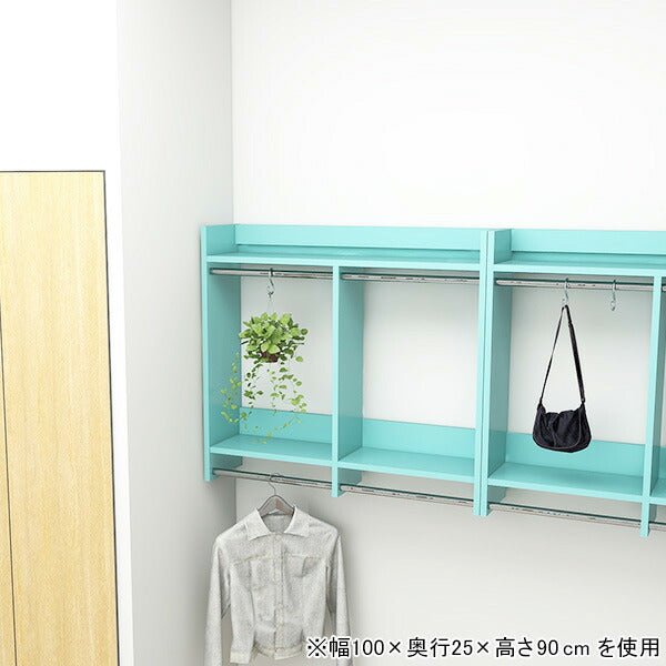 洋服掛けウォールラック 壁インテリア｜Mirai ウォールハンガーラック