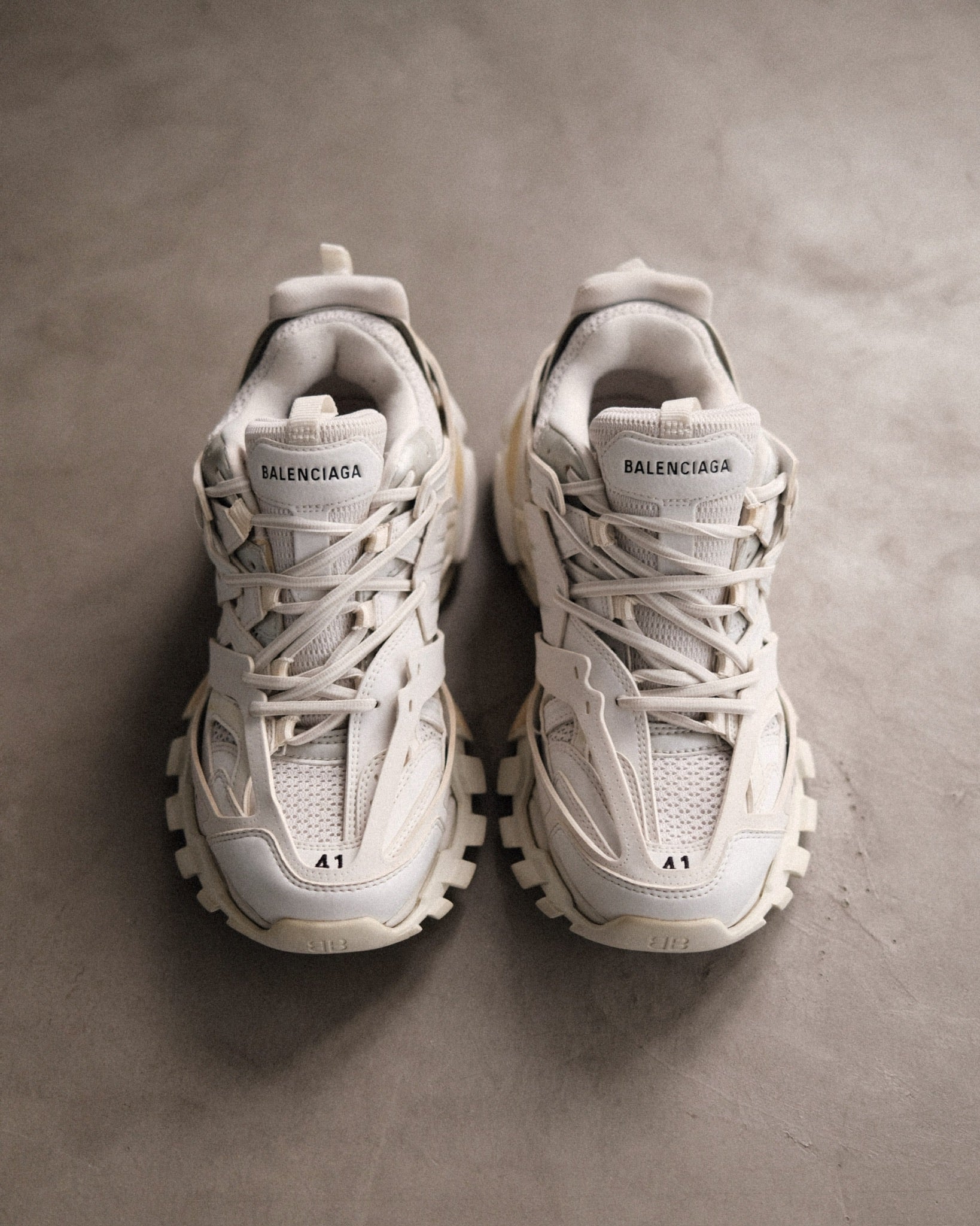 BALENCIAGA Track 1 White Sneaker – Around The Shoes