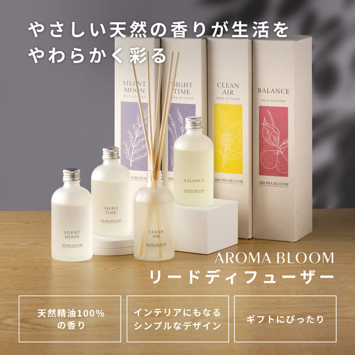 リードディフューザー【 クリーンエアー 】 90mL— Aroma Bloom ONLINE SHOP