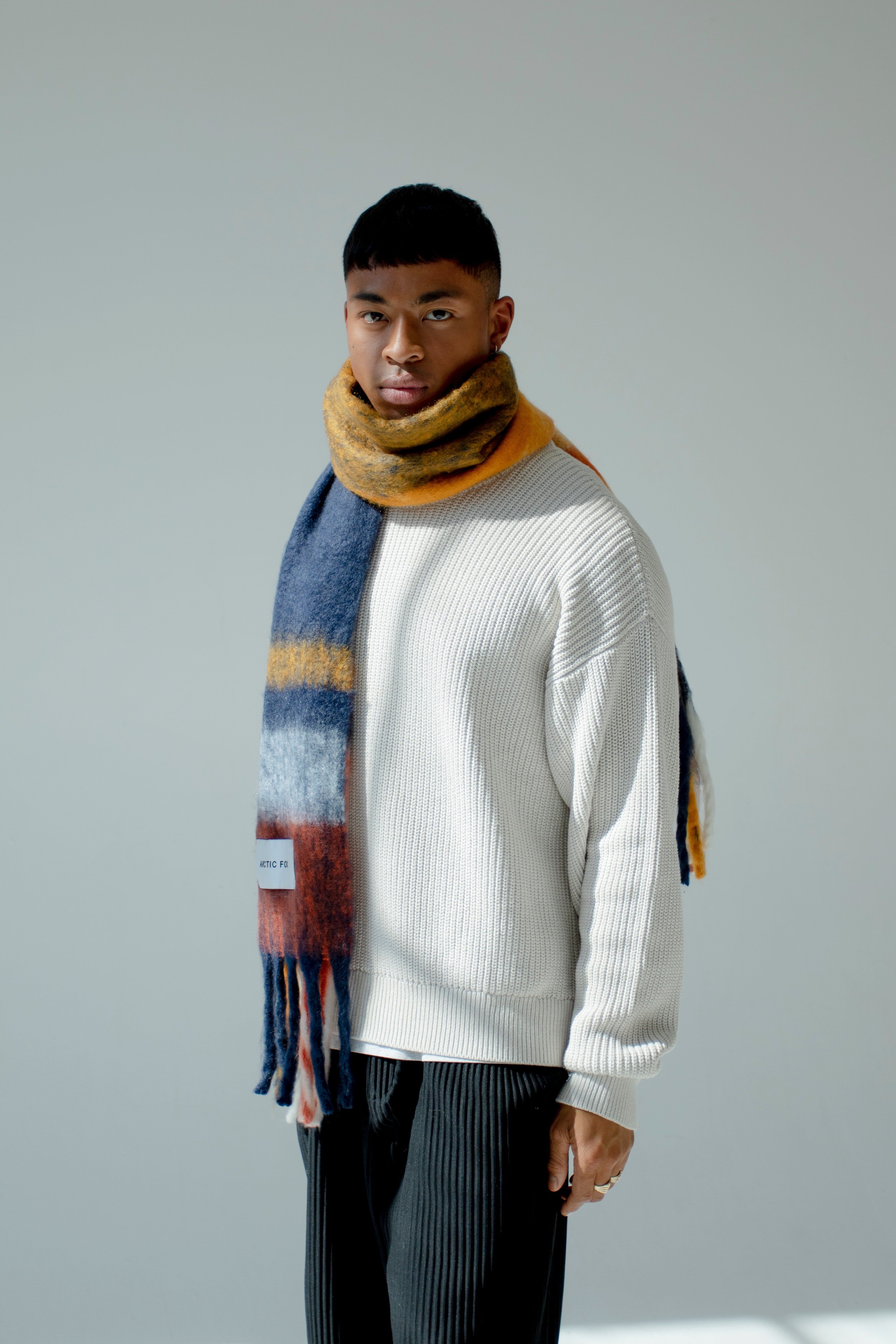 The 100% Recycled Stockholm Scarf - Arctic Fox & Co. - Midnight Summer