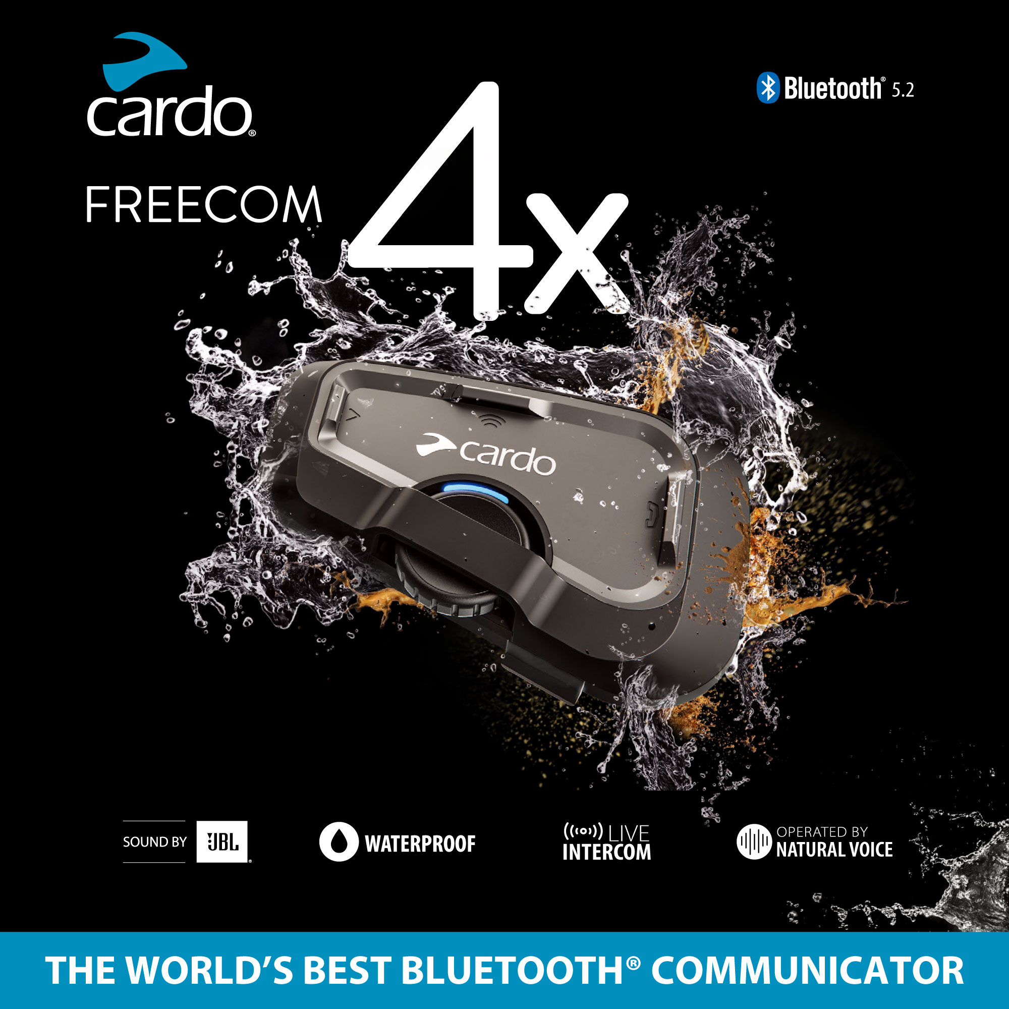 FREECOM 4X - Cardo - バイク用インカム - 株式会社アーキサイト