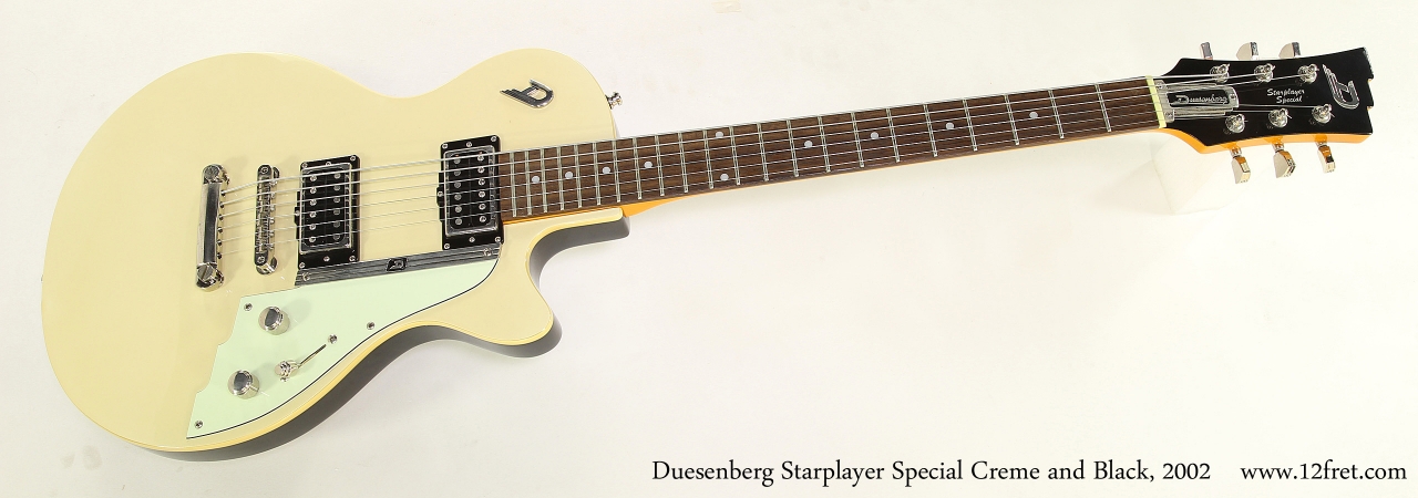 Duesenberg Starplayer Special Creme and Black, 2002 | archive