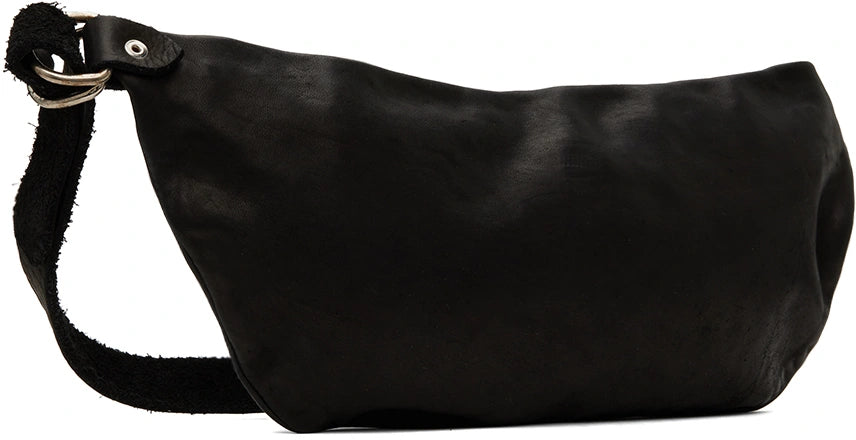 Black Soft Horse Leather Medium Belt Bag Q10M – The Archive