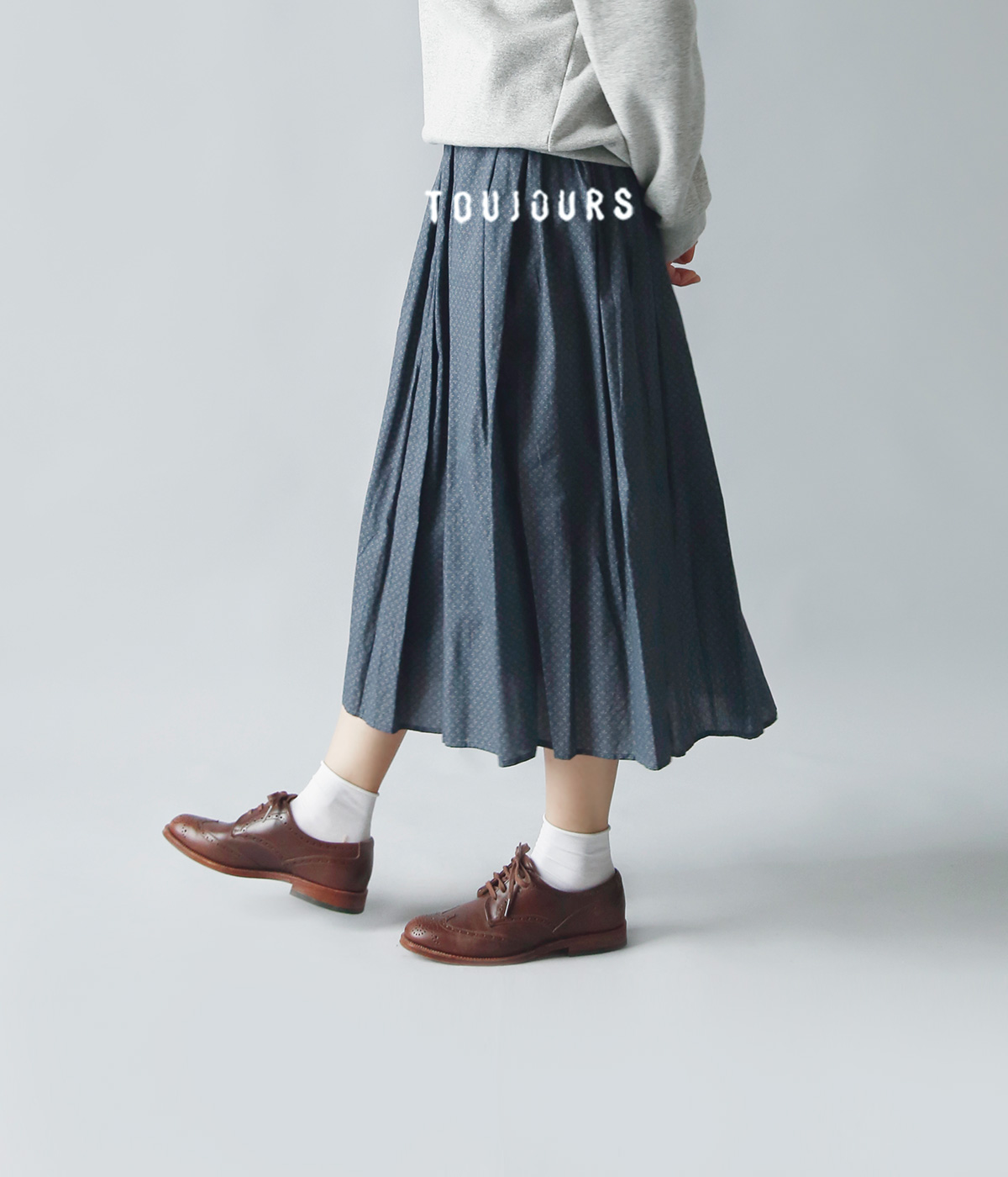 TOUJOURS トゥジュー コットン チンツプリントクロス ランダム