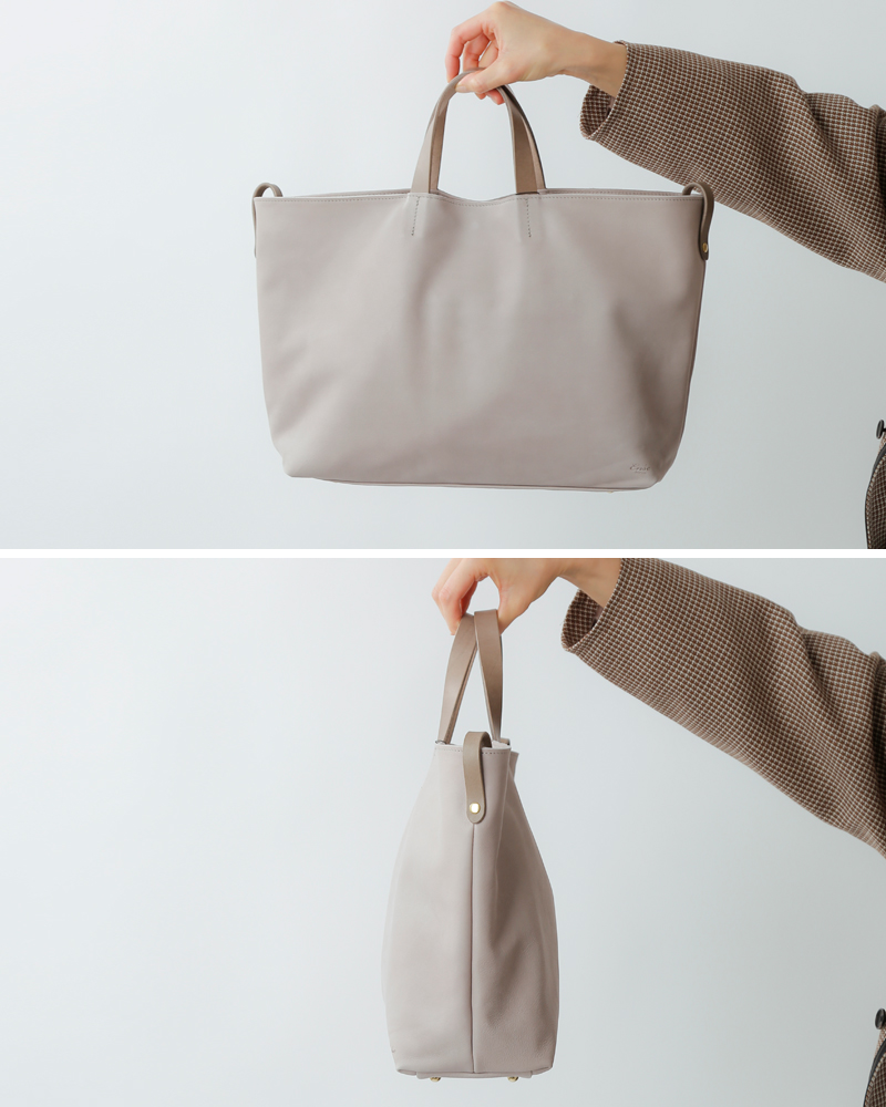 クーポン対象】Ense アンサ キップレザー 2way トートバッグ S“2way