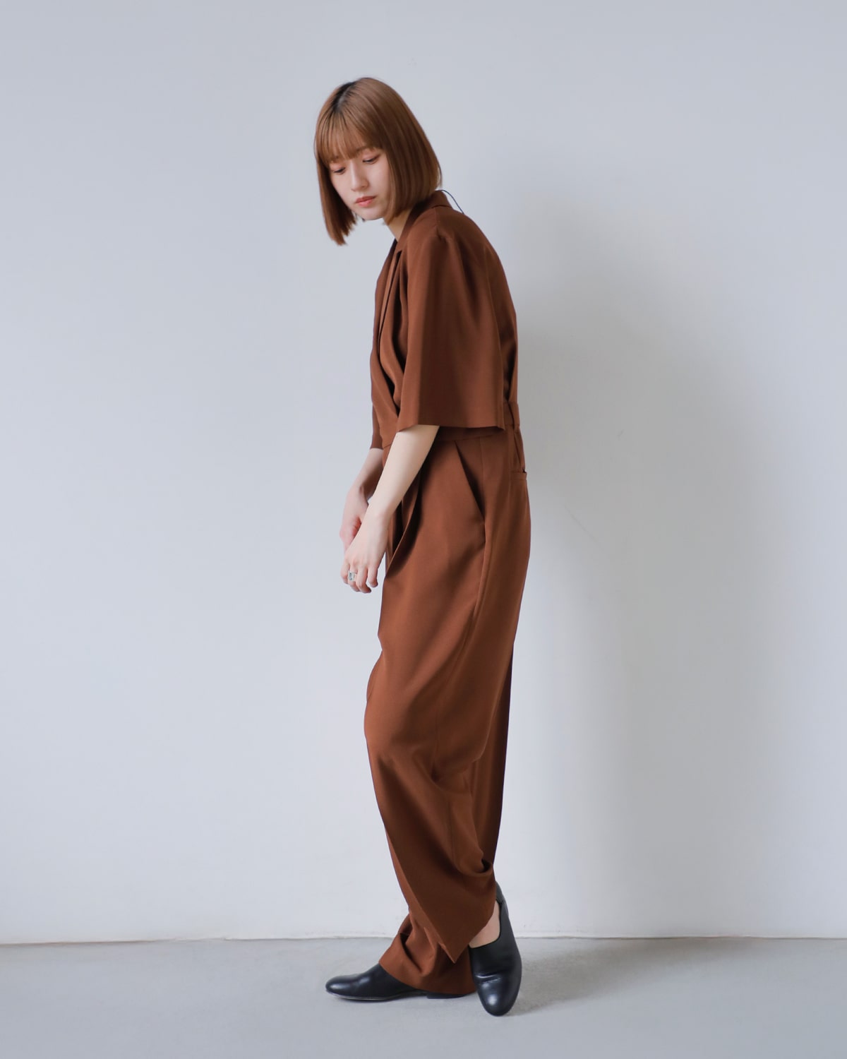 60%OFF】MANOF マノフ テーラード オールインワン 88112-5102-kk