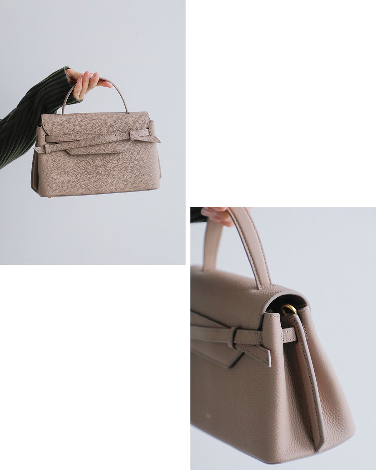 TOV トーヴ カウレザー シボ クロスリボン 2way ショルダー