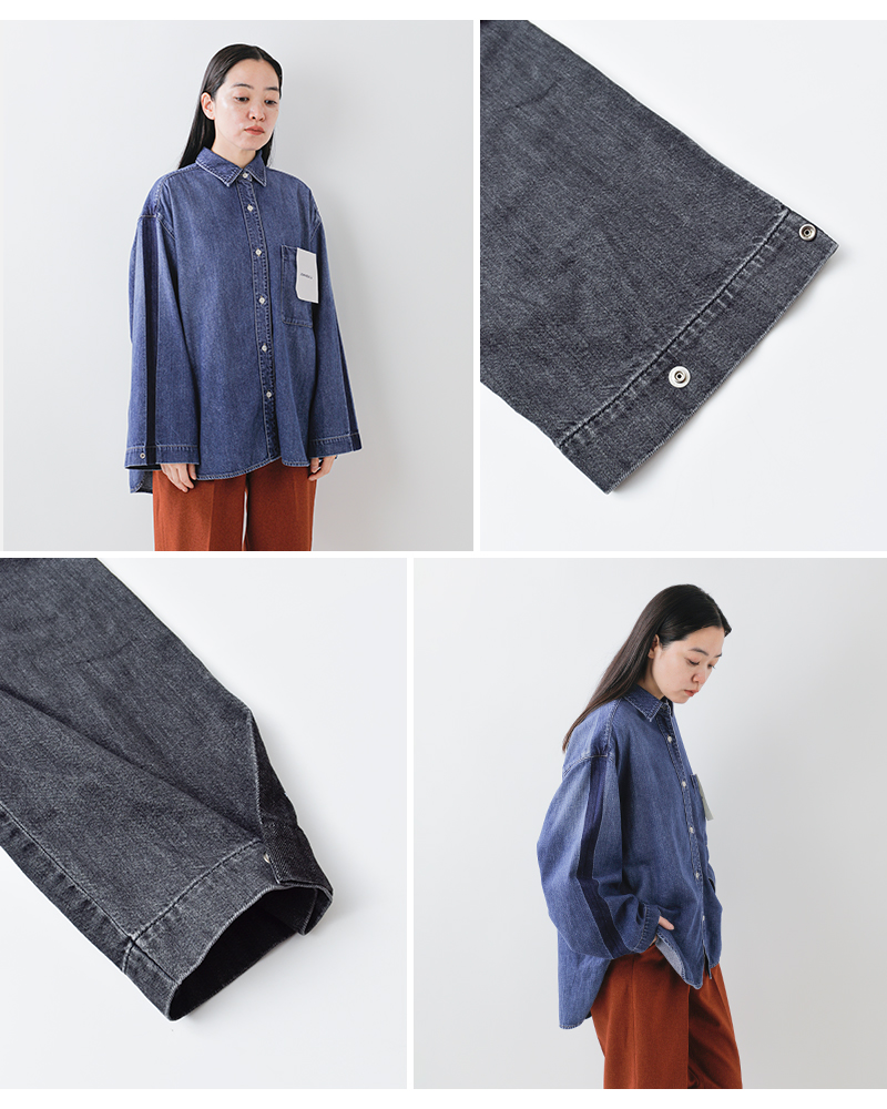 30%OFF】Johnbull ジョンブル ライトデニム オーバー ライン シャツ