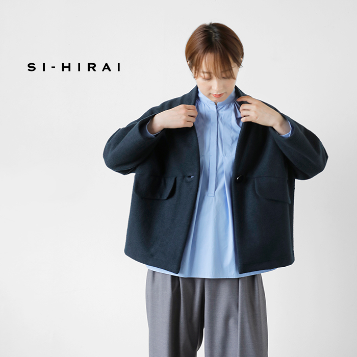 SI-HIRAI スーヒライ ウールリングヤーン 圧縮ジャージー フラップ
