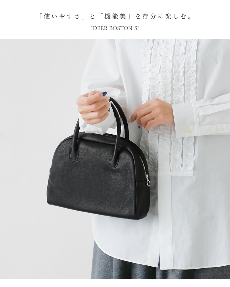 Aeta(アエタ) DA25 ディアレザーボストンバッグ“DEER BOSTON S” da25