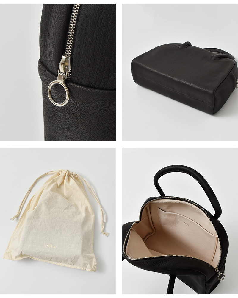 Aeta アエタ ディアレザー ボストン バッグ Sサイズ “DEER” da25-mt