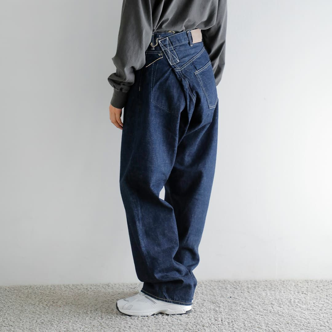 KURO クロ セルビッチ クロス デニム パンツ “SELVEDGE CROSS DENIM
