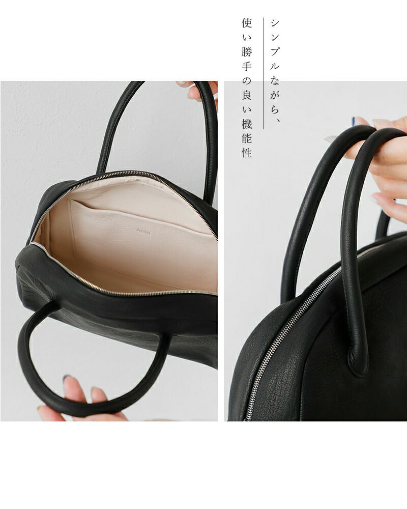 Aeta アエタ ディアレザー ボストン バッグ Sサイズ “DEER” da25-mt